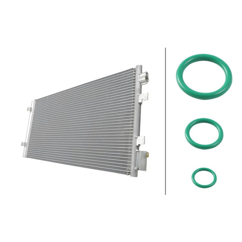 Hella Air Conditioning Condenser fits Renault Fluence 2010 on 2.0
