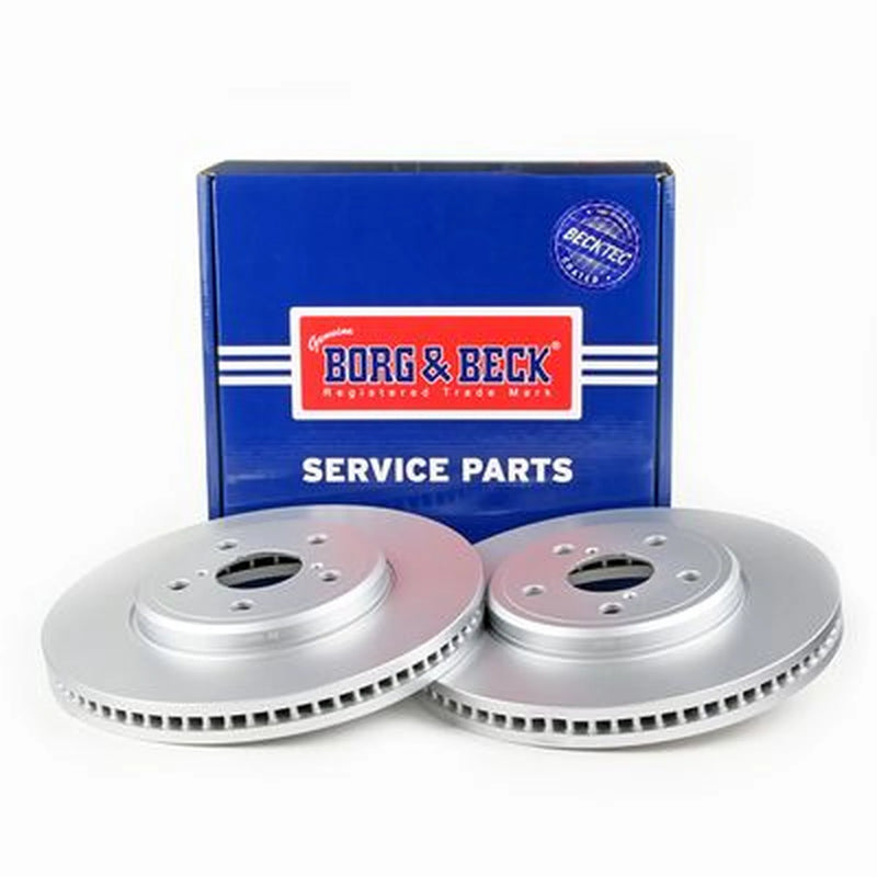 Borg & Beck Front Brake Vented Discs & Pads fits Lexus Ls 2000-2006