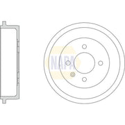 NAPA Brake Drum Assembly Rear fits MG MG 3 2011 on 1.3 1.5