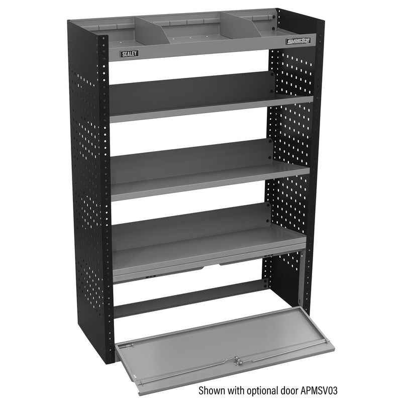 Sealey Modular Slanted Shelf Van Storage Unit 925mm APMSV02 Sealey - Dynamic Drive