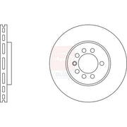 Apec Front Brake Vented Discs & Pads fits Opel Astra G 2001-2005 2.0