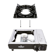 Portable Gas Stove - Fully Safety Certified 18949 Milestone Camping - Dynamic Drive