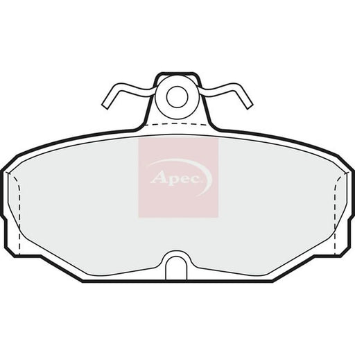 Apec Rear Brake Pad Set PAD537