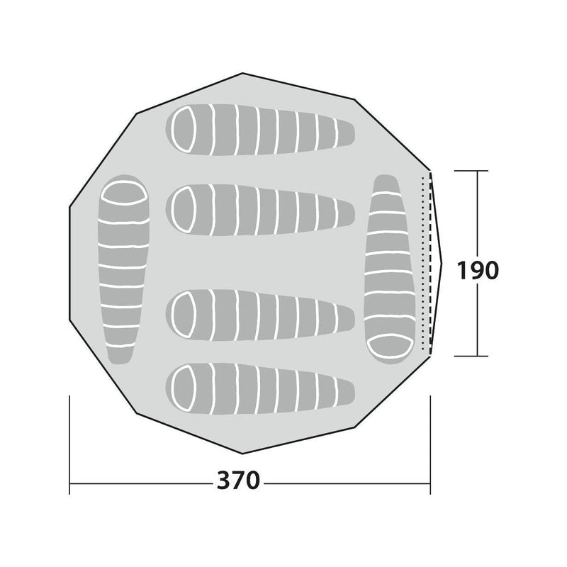 Robens Klondike 6 Berth Poled Tent Robens - Dynamic Drive