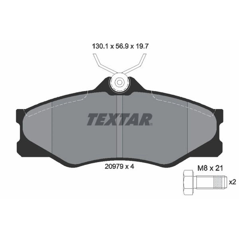 Textar Front Brake Pad Set 2097904