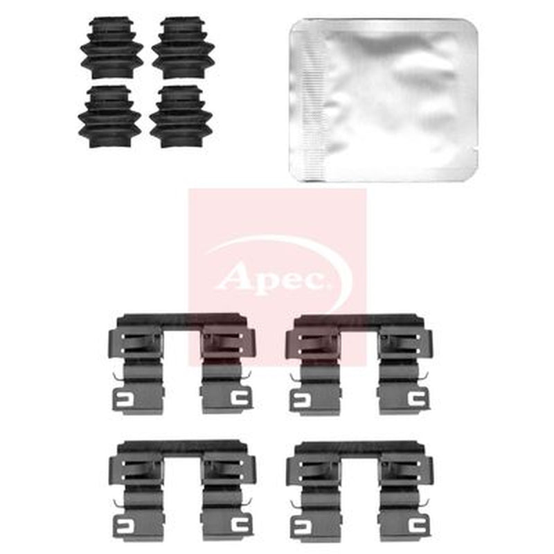 Apec Brake Pad Accessory Fitting Kit Rear fits Hyundai Tucson 2020 on 1.6