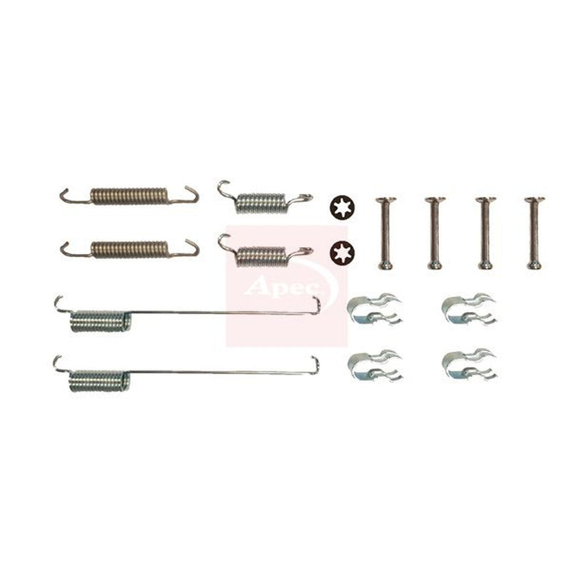 Apec Brake Shoe Accessory Kit Rear fits Fiat Brava 1995-2002 1.2 1.4 1.6 1.8 1.9
