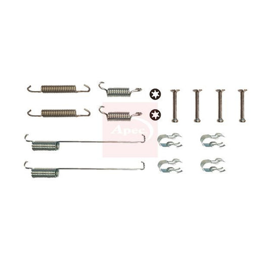 Apec Brake Shoe Accessory Kit Rear fits Fiat Brava 1995-2002 1.2 1.4 1.6 1.8 1.9