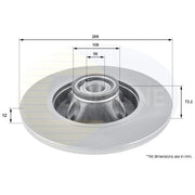 Comline Front & Rear Brake Discs & Pads fits Peugeot 3008 I 2009-2016 1.6 2.0