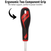 Teng Tools Flat Screwdriver 1.2 x 6.5 x 100mm L Hex Shaft Teng Tools - Dynamic Drive