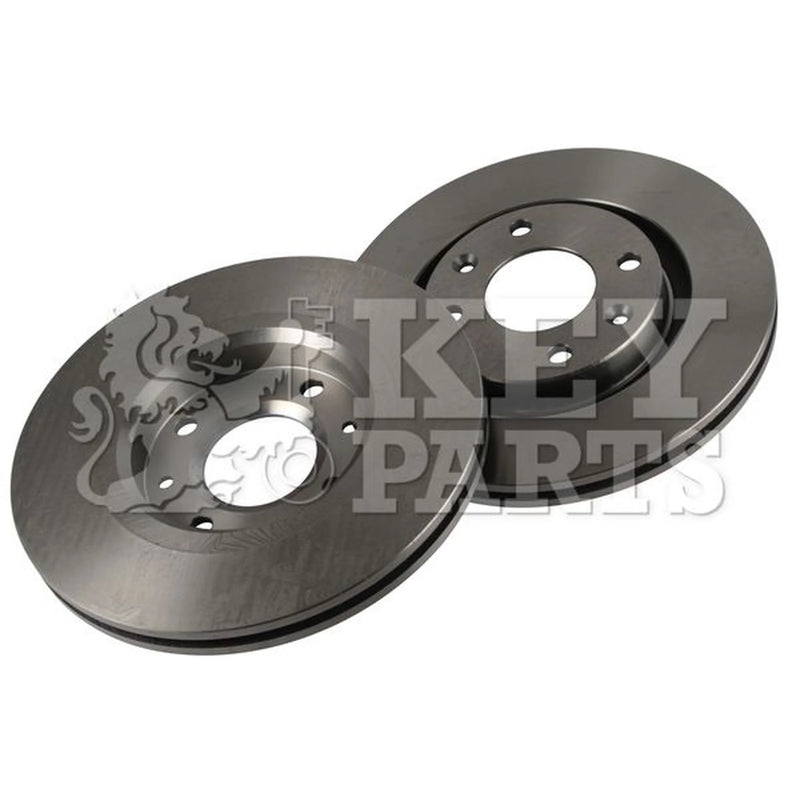 Key Parts Front Brake Vented Discs & Pads fits Citroën Xsara 1997-2005 1.4 1.6