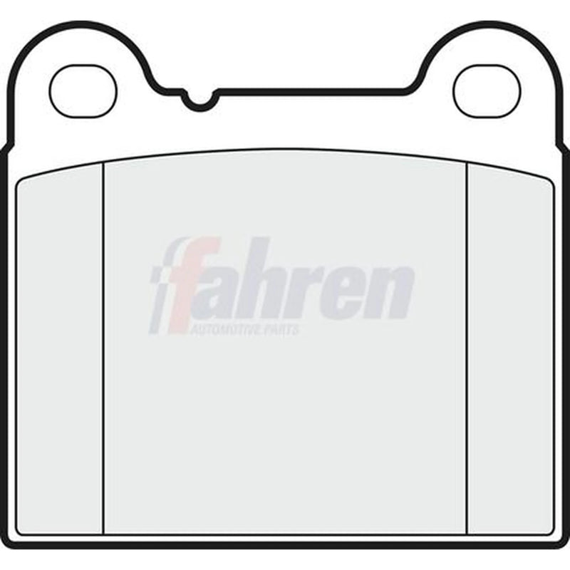 Fahren Rear Brake Pad Set FBP3414