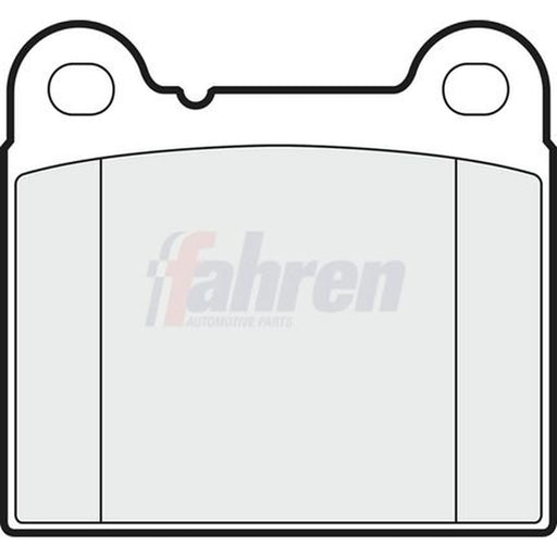 Fahren Rear Brake Pad Set FBP3414