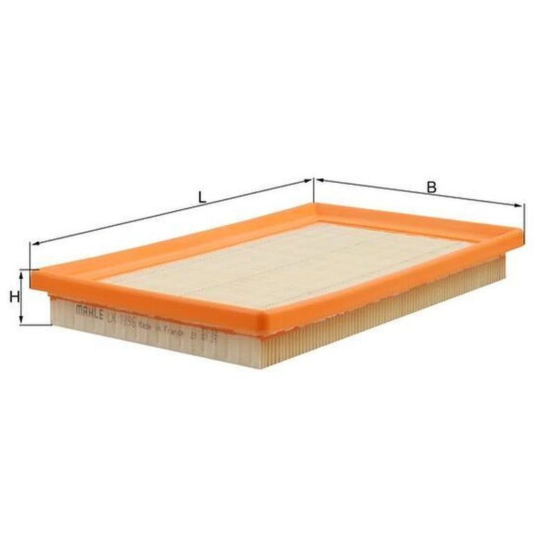 Mahle Engine Air Filter fits Hyundai Amica / Atoz 2003-2010 1.1