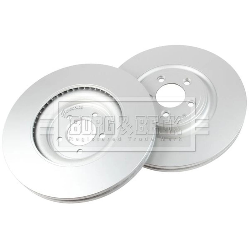 Borg & Beck Front & Rear Brake Discs & Pads fits Jaguar Xj 2011-2019 2.0 3.0