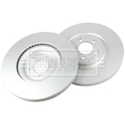 Borg & Beck Front & Rear Brake Discs & Pads fits Jaguar Xj 2012-2019 3.0