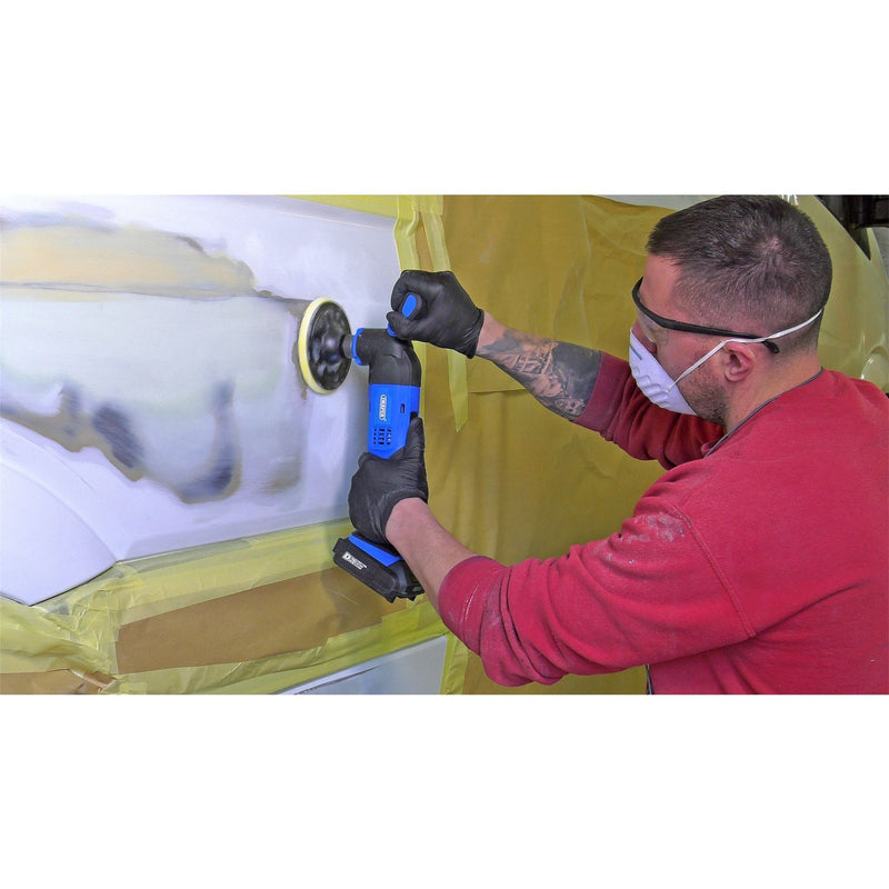 Draper D20 20V Dual Action Polisher, 125mm (Sold Bare) 55741 Draper - Dynamic Drive