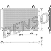 Denso Air Conditioning Condenser DCN51009