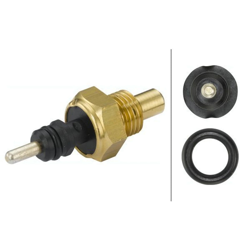 Hella Coolant Temperature Sensor Water Pump fits Mercedes-Benz 124 1984-1993