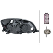 Hella Headlight Headlamp PY21W Left fits Skoda Fabia II 2006-2014