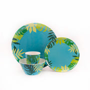 16 Piece Jungle Melamine Tableware Set Summit - Dynamic Drive