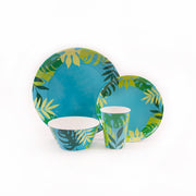 16 Piece Jungle Melamine Tableware Set Summit - Dynamic Drive