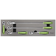 Sealey Ratchet Wrench Set 5pc 3/8"Sq Drive Flip Reverse S01230 Sealey - Dynamic Drive