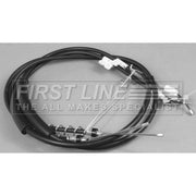First Line Handbrake Cable Left Rear fits Ford Tourneo Connect 2002-2013 1.8