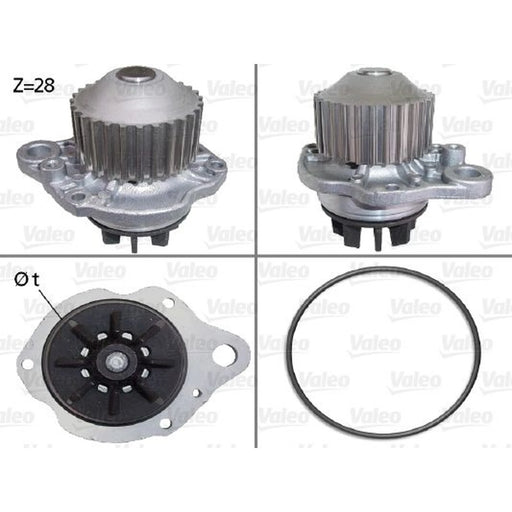 Valeo Engine Cooling Water Pump 506643