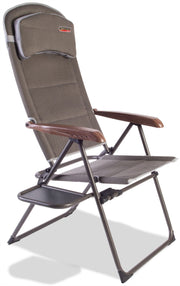 Quest Naples Pro Recline Camping Caravan Chair with Side Table Quest - Dynamic Drive