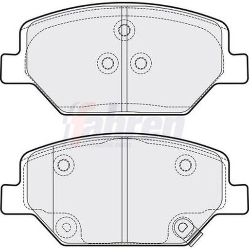 Fahren Front Brake Pad Set FBP3850