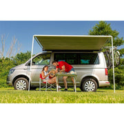 Fiamma F35 Pro 250 Awning Deep Black Case Royal Grey Fabric Campervan Caravan Fiamma - Dynamic Drive