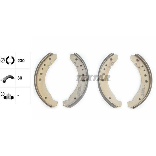 Textar Brake Shoe Set Axle Kit 91007700
