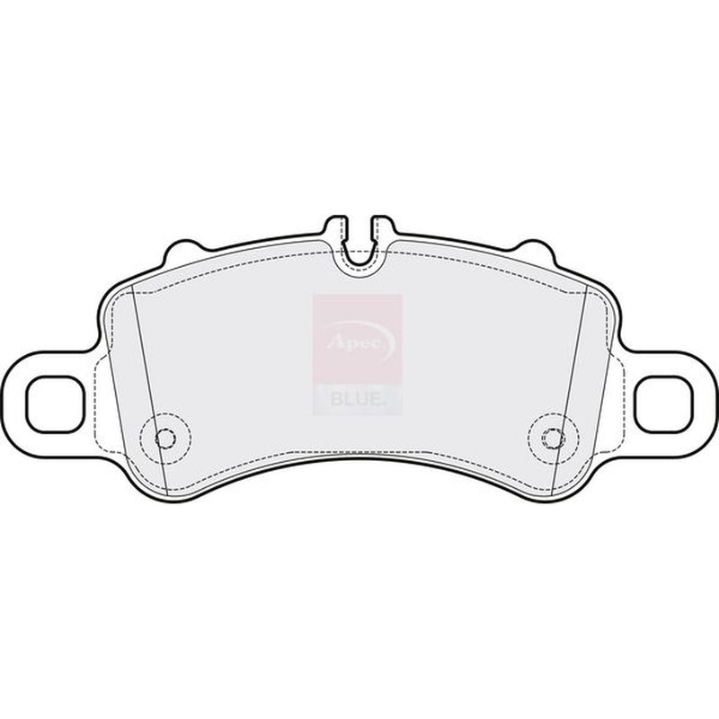 Apec Front Brake Pad Set fits Porsche 718 Boxster 2016-2017 2.5