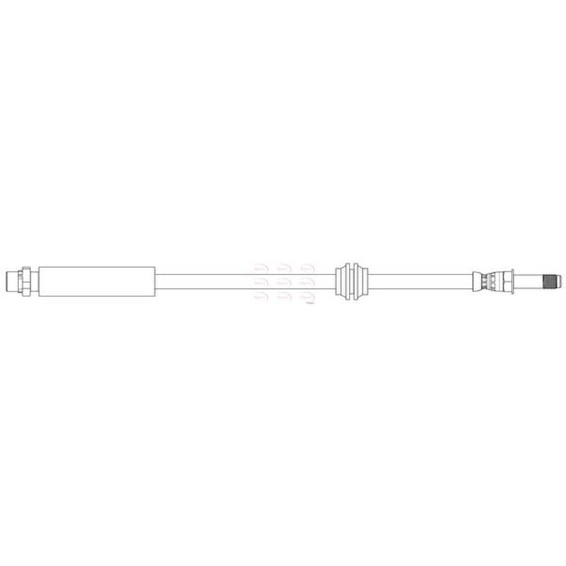 Apec Brake Hydraulic Hose Line Rear fits BMW X3 2017-2021