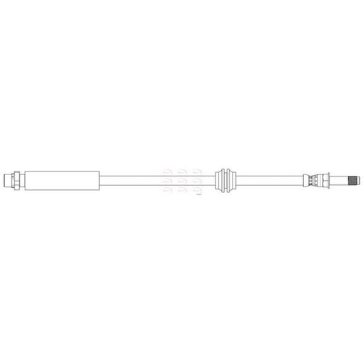 Apec Brake Hydraulic Hose Line Rear fits BMW X3 2017-2021