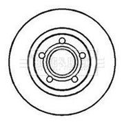 Borg & Beck Front & Rear Brake Discs & Pads fits Audi A4 B5 1994-2001 1.6 1.9