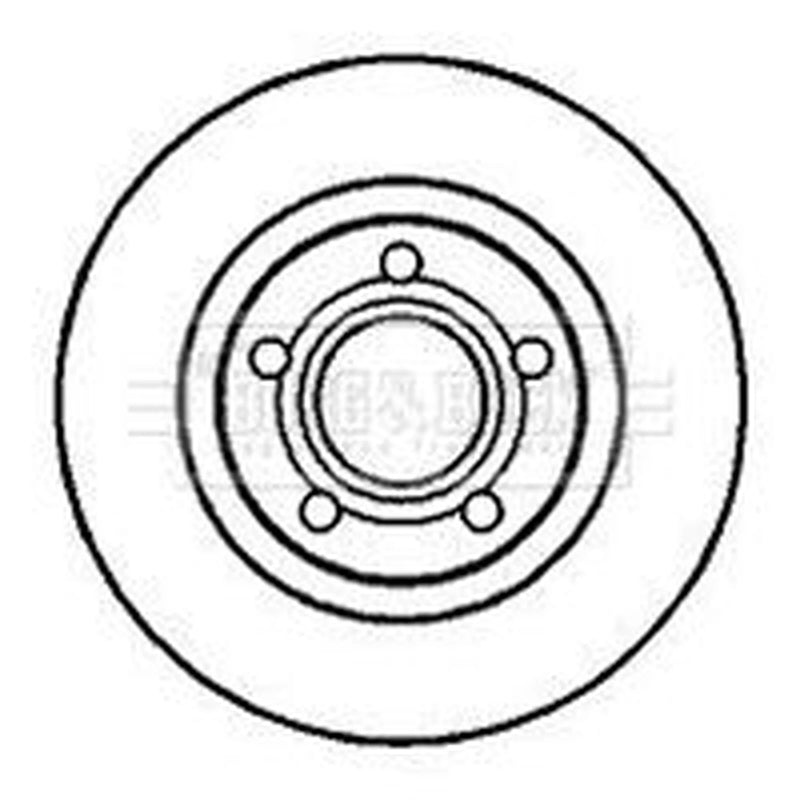 Borg & Beck Front & Rear Brake Discs & Pads fits VW Passat B5 1998-2000 1.9