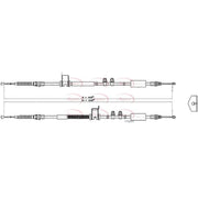 Apec Handbrake Cable Centre fits Ford Ecosport 2013 on 1.0 1.5