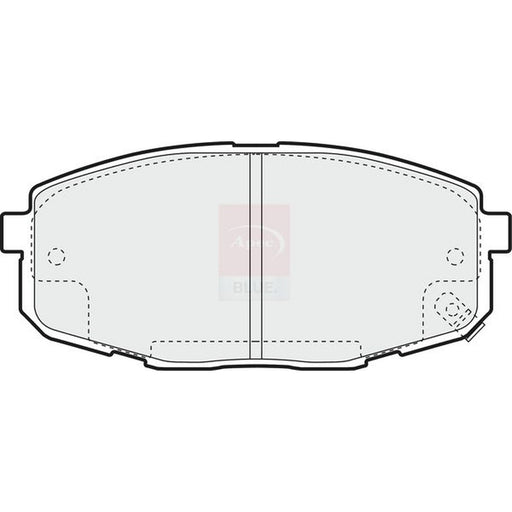 Apec Front Brake Pad Set fits Kia Carens I 2000-2007 1.6 1.8 2.0