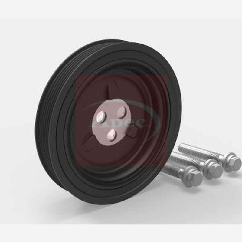 Apec Crank Shaft Belt Pulley fits Alfa Romeo 145 1999-2001 1.9