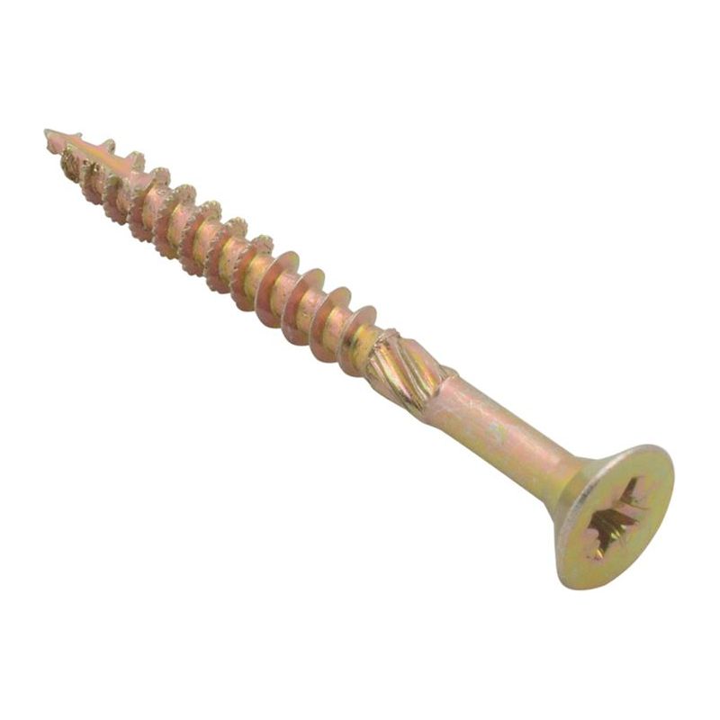 Forgefix Spectre™ PZ Compatible Wood Screw CSK ZYP 6.0 x 50mm Box 100 ForgeFix - Dynamic Drive