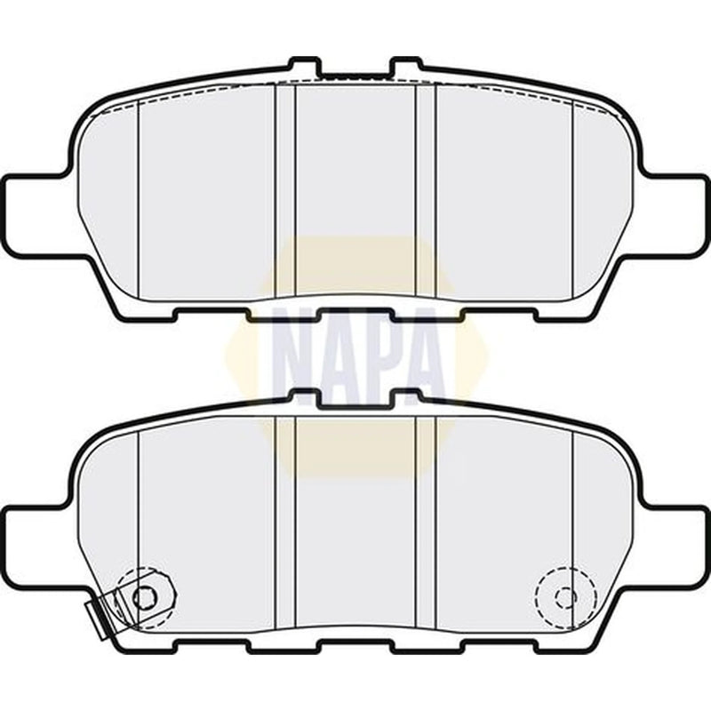 NAPA Rear Brake Pad Set fits Infiniti Q50 2013-2014 2.0