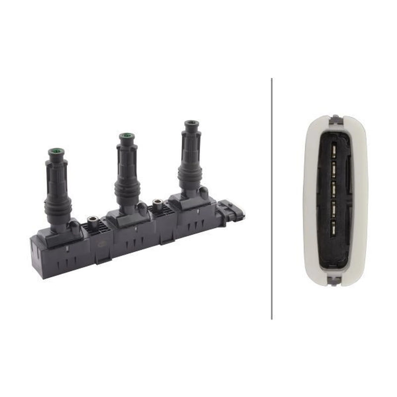 Hella Ignition Coil Pack fits Opel Agila A 2003-2007 1.0