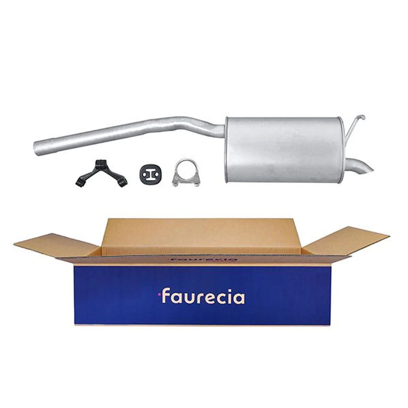 Hella End Silencer Rear fits VW Caddy III 2004-2015 1.6 2.0