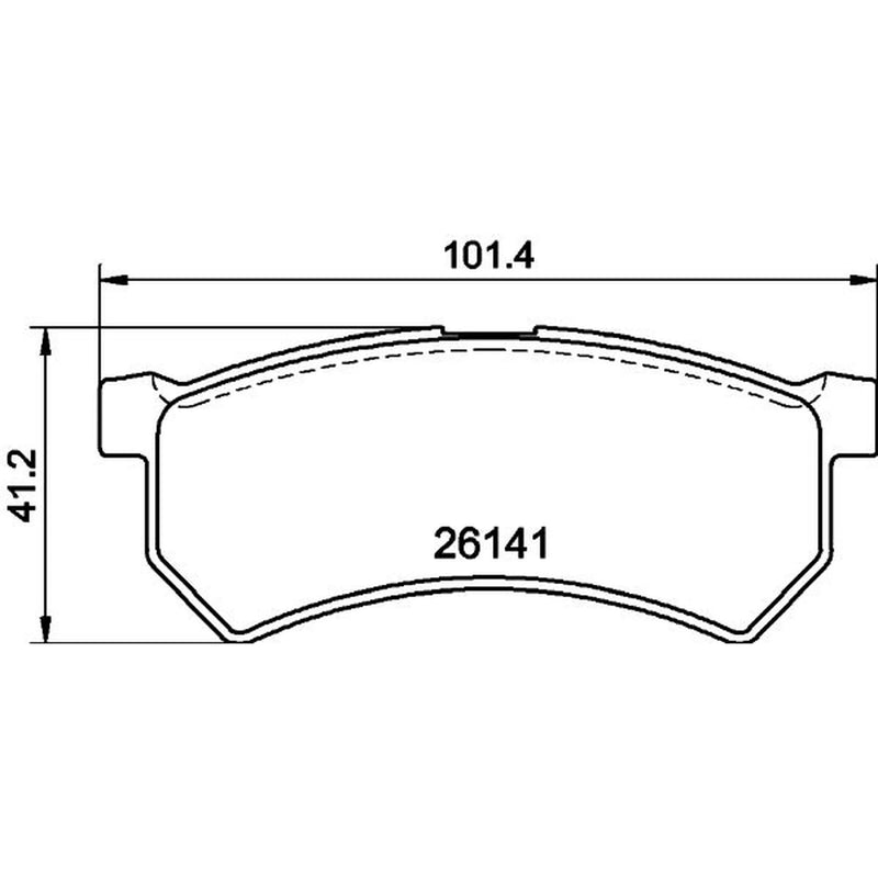 DON Brake Pad Set