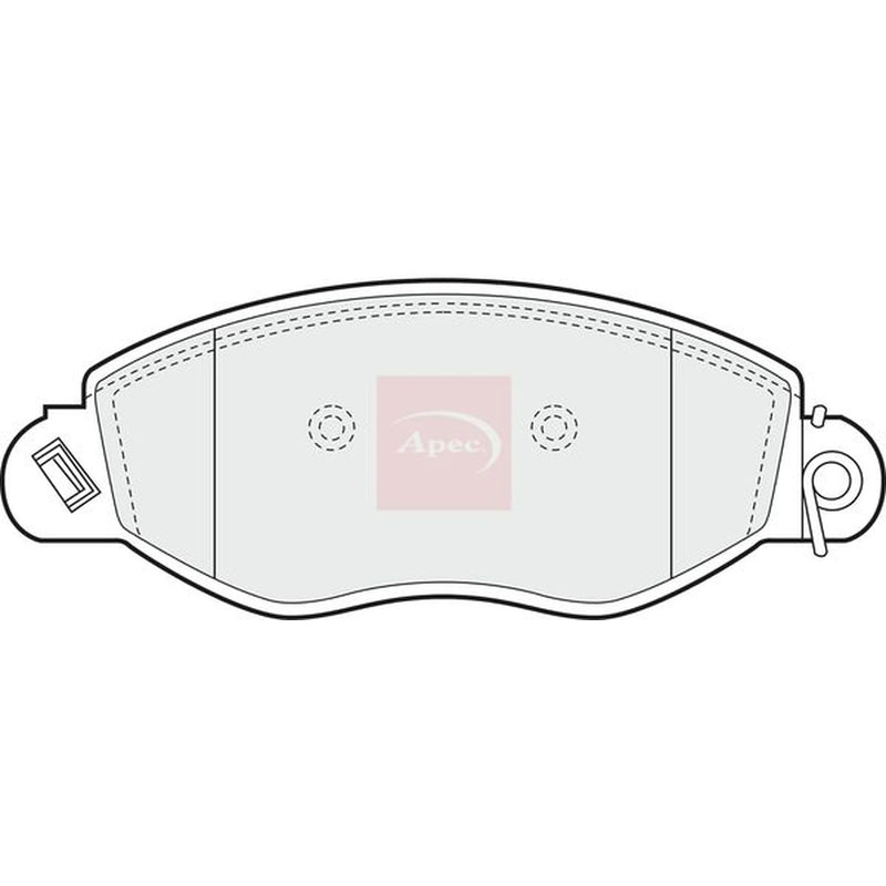 Apec Front Brake Pad Set PAD1183