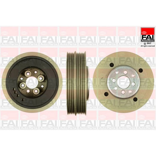FAI Crank Shaft Belt Pulley fits Audi A4 B5 2000-2001 1.9