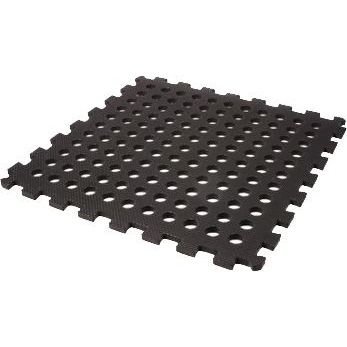 Easy lock Floor Tiles (pack of 4) with edging strips A340093 Quest - Dynamic Drive