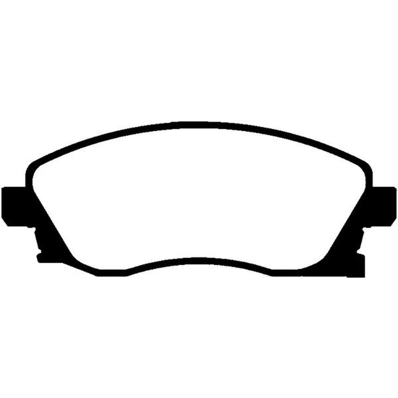 Abtex Front Brake Pad Set fits Opel Combo Box Body/Mpv 2001 on 1.6 1.7